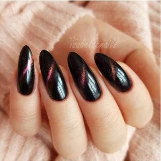 👉 Zwart One Size Isabelle Nails UV/LED Gellak 6ml. #325 Heavy Black 8720512572711