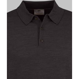 👉 Fynch Hatton Longsleeve Polo Merino Black (1221 703 - 997)