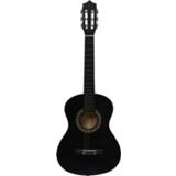 👉 Gitaar active zwart kinderen klassiek beginner en 1/2 34