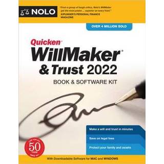 👉 Software engels Quicken Willmaker & Trust 2022: Book Kit 9781413329001