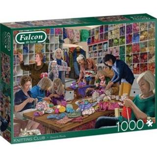 👉 Falcon - Knitting Club (1000 Stukjes) 8710126113691