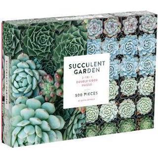 👉 Succulent Garden 2-Sided 500 Piece Puzzle 9780735355309