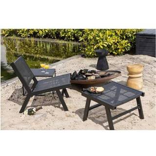 Fauteuil zwart aluminium active WOOOD Puk 8714713127481