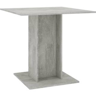 👉 Eettafel One Size grijs 80x80x75 cm spaanplaat betongrijs 8719883674179