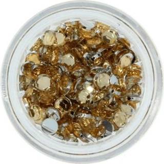 👉 Zirconia glas One Size geel DRM Nageldecoratie Pearls Imitatie #04 - 3mm. 200st. 5906054928169