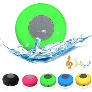 👉 Luidspreker groen One Size GeenKleur Bluetooth Waterpoof Douche speaker - 8719189048353