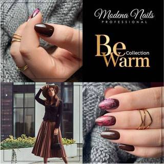 👉 One Size bruin Modena Nails UV/LED Gellak Be Warm - Spicy Coffee 7,3ml. 8720512575828