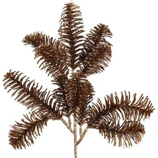 👉 Bruin One Size Leaves Plant Pijnboom Kunsttak 24 x 23 40 cm 8720014247674