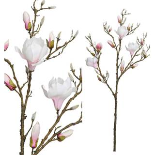 👉 Roze One Size Magnolia Bloem Kunsttak 70 x 40 130 cm Licht 8720014190345