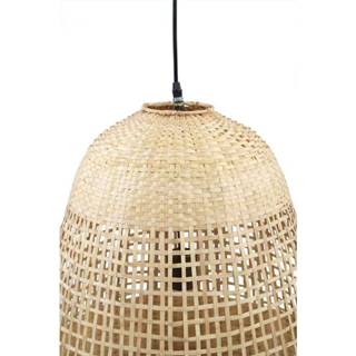 👉 Ronde hanglamp bruin bamboe One Size lichtbruin Sadie H x Ø50 cm 8720014534057