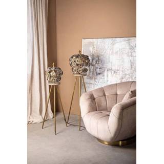 👉 Staande lamp IJzer goud One Size Loraz H110 x Ø29 cm 8720014606778