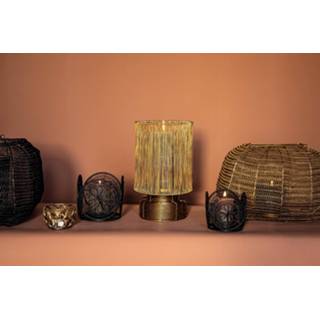 👉 Lantaarn metaal goud One Size Rayna Vierkante 38 x 30 32 cm 8720014602633