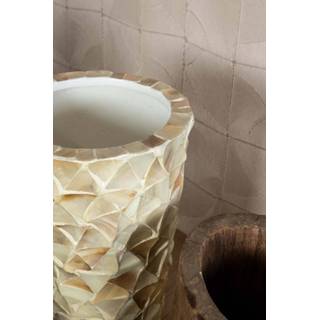 👉 Dag crème One Size Daven Ronde Bloempot H91 x Ø40 cm Poly 8720014561428
