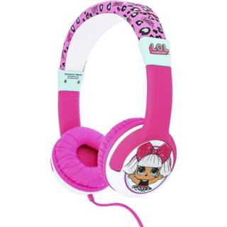 👉 Koptelefoon roze kunststof One Size Color-Roze OTL LOL Surprise My Diva junior 85dB 5055371622943