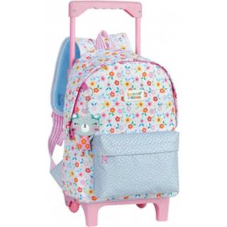 👉 Trolley roze blauw polyester One Size Color-Roze Lemon Ribbon rugzak Cat 31 x 24 cm roze/blauw 5600370141164