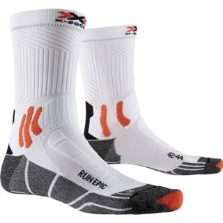 👉 Wit oranje polyamide Color-Wit X-Socks hardloopsokken Run Epic wit/oranje mt 39/41 7613418026222