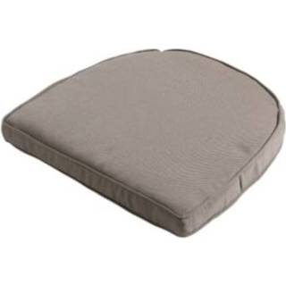 👉 Zitkussen polyester katoen One Size Color-Grijs Madison York 48 x cm polyester/ taupe 8713229878627