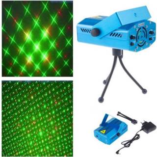 👉 Discolaser One Size blauw IBello disco laser LED licht 8719497898435