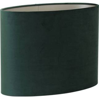 👉 Lampenkap donkergroen velours One Size Color-Groen Ovaal - Dutch Green 45x21x32cm 8717807605902