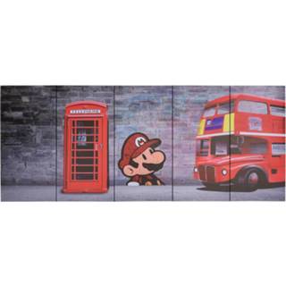 👉 Canvas One Size GeenKleur Wandprintset Londen 200x80 cm meerkleurig 8719883919829