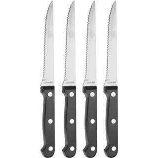 👉 Steakmes 12x stuks Steakmessen/vleesmessen bestek 23 cm