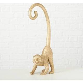 👉 Ornament goud polyresin Monkey Aap - H45 6090446112164