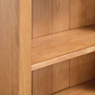 👉 Boekenkast eikenhout One Size bruin met 6 schappen 80x22,5x170 cm massief 8719883884691