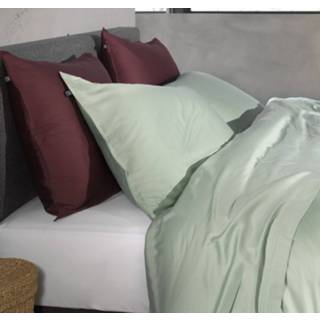 👉 Kussenslop donkergroen katoen satijn foam Zo Home Satinado Kussensloop - green 60x70cm 8718518326872