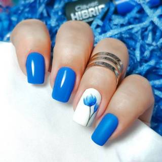 👉 Blauw One Size donkerblauw Clavier UV/LED Gellak H!BRID - 007 Blue Crocus 5907465655569