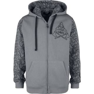 👉 Ornament zwart grijs mannen m Black Premium by EMP - Hoody Jacket mit keltischen Ornamenten Vest met capuchon 4064854380158