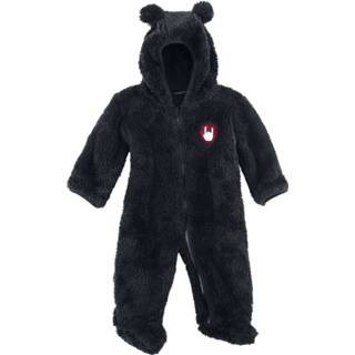 👉 Rompertje zwart unisex EMP Basic Collection - Flauschiger Strampler 4064854383722