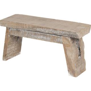 👉 Plantentafel bruin Clayre & Eef Plantentafeltje 39*13*20 Cm 6h1954 8717459762572