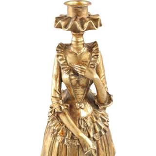 👉 Kandelaar goud One Size vrouwen Michelle Vrouw 12 x 30 cm Poly 8720014533937
