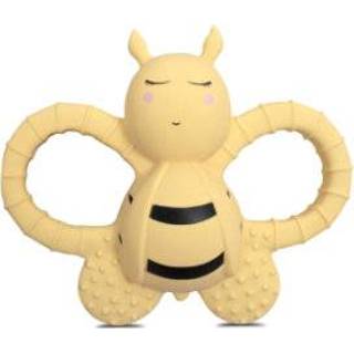 👉 Bijtring rubber jongens geel Filibabba Bella de bij Natuurlijk - Bleke banaan 5712804012565