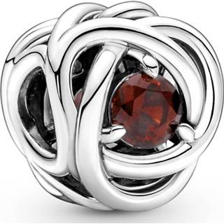 👉 Bedel rood One Size array Pandora 790065C06 Salsa Red Eternity Circle zilver-kristal 5700302964578