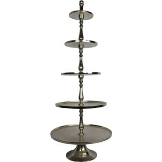 👉 Staal nikkel zilver One Size Color-Zilver TOM etagère Lucy 64 x 163 cm staal/nikkel 8718317751981
