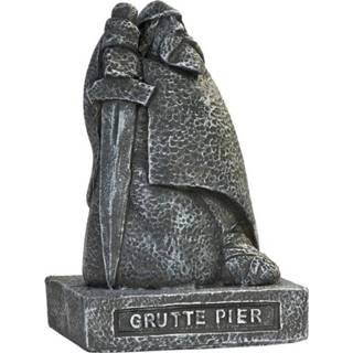 Standbeeld grijs kunststof One Size Color-Grijs Dickensville Grutte Pier 7,5 cm 8712953254059