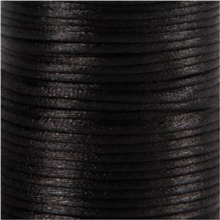 👉 Zwart satijnkoord satijn One Size Color-Zwart Colortime 50 meter 5712854023153