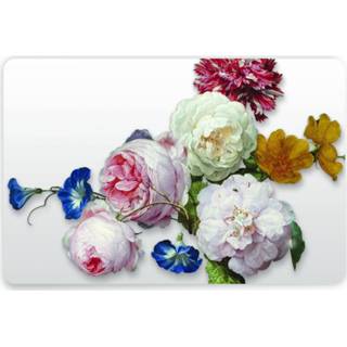 Placemat rechthoek Multi Color kunststof Mtday De Heem bloemen 44 x 29 cm 8717259911002
