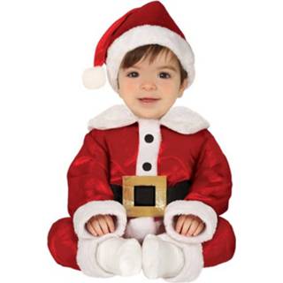 👉 Verkleedkostuum baby's Kerstman Baby Verkleed Kostuum 3-delig 12-24 Maanden - Carnavalskostuums 8720276820042