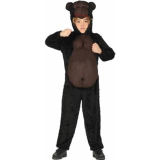 👉 Jumpsuit bruin polyester Color-Bruin Fiestas Guirca gorilla junior maat 125-135 8434077884812