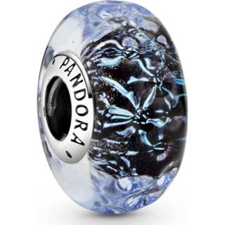 👉 Bedel blauw One Size array Pandora 798938C00 Wavy Dark Blue zilver-muranoglas 5700302877311