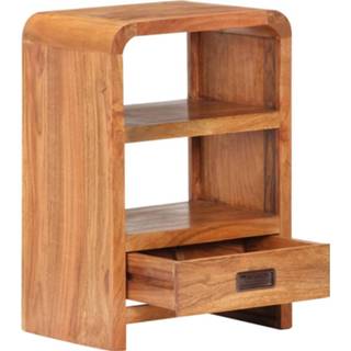 👉 Nachtkastje acaciahout One Size bruin 40x30x60 cm met sheesham afwerking 8719883999036