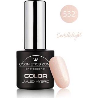 👉 Candlelight One Size GeenKleur Cosmetics Zone UV/LED Hybrid Gellak 7ml. 532 8720246146882