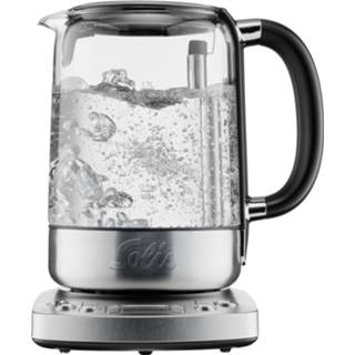 👉 Waterkoker RVS Color-Grijs Solis Tea Kettle Automatic 5518 - en theemaker 7611210962014