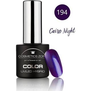 👉 One Size paars Cosmetics Zone UV/LED Hybrid Gellak 7ml. Cairo Night 194 7433652323334