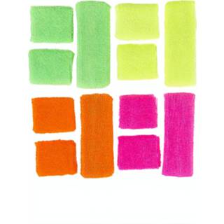 👉 Zweetbandje oranje polyester One Size Color-Oranje LG-Imports Neon zweetbandjes 8719817596072