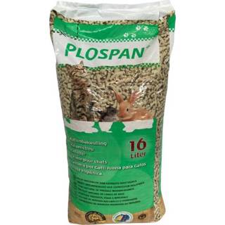 👉 Kattenbakvulling bruin kunststof One Size Color-Groen Plospan 10 kg grit 8715663020167