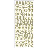 👉 Folie One Size Color-Goud Creotime glitterstickers letters goud 10 x 24 cm 5712854150156