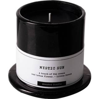 👉 Geurkaars zwart mystic sun ø7x8cm 8712628309992